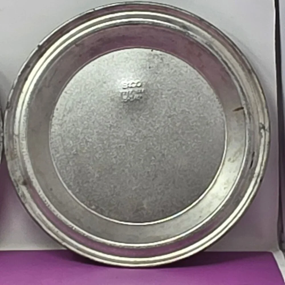 Vintage Ekco Aluminum Pie‎ Pans Set Of 2 For Baking Or Collecting